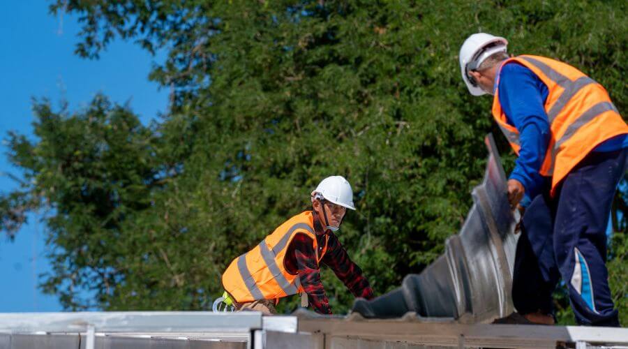 Professional metal roof installation in Gypsum, KS